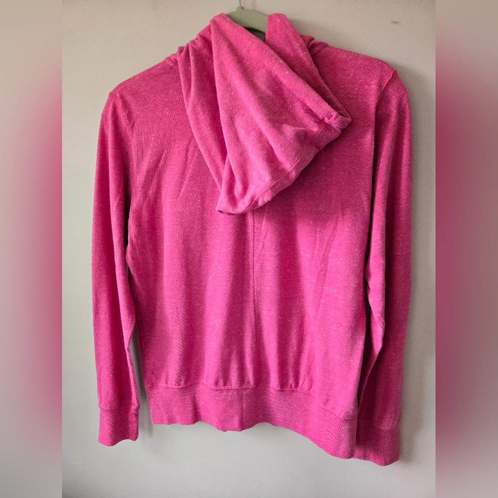 Nike Sportswear Gym Vintage Full-Zip Hoodie Pink Large - Picture 2 of 7